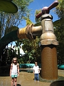 2008-04-13 04 Disneyland faucet, Abby and Greg